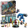 LEGO Marvel Iron Man Labor: Rüstungshalle Spielzeug - Geburtstagsgeschenk - Bausteine - Jungen, Mädchen, Kinder (Alter 8, 9, 10) - Marvel-Artikel - Figur - 763