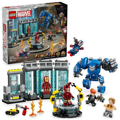 LEGO Marvel Iron Manova laboratoř: Hala zbroje Hračka - Dárek k narozeninám - Stavebnice - Kluci, Dívky, Děti (Věk 8, 9, 10) - Marvel Zboží - Figurka - 763