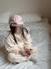 2025 New Children's Fleece-Lined Pajama Set: Girls' Lace Cardigan Homewear for Autumn and Winter