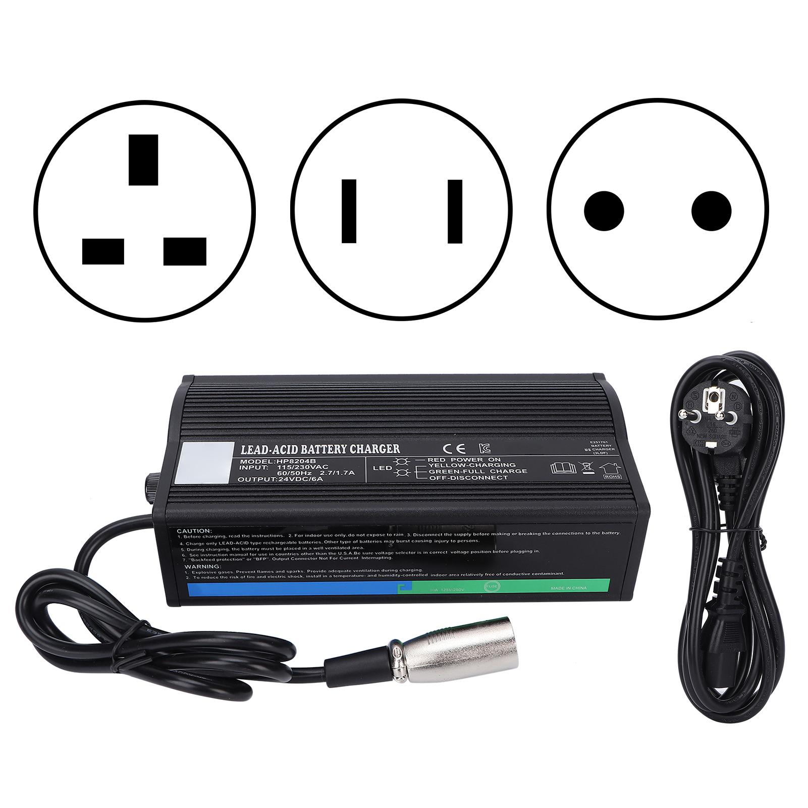 

Зарядное устройство для инвалидной коляски для скутера, аксессуар для инвалидной коляски, регулируемое напряжение 115/230 В