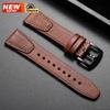 18mm 20mm 22mm Genuine Vintage Leather Watch Strap Band Universal Watchband Retro Bracelet Quick Release Bar Wristband Women Men