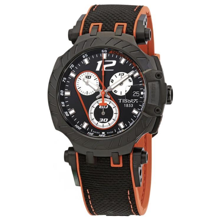 Tissot Race Collection Quartz Movement 100m Water Resistance Men's Watches Watch 47.6mm Black Dial T115.417.37.057.01