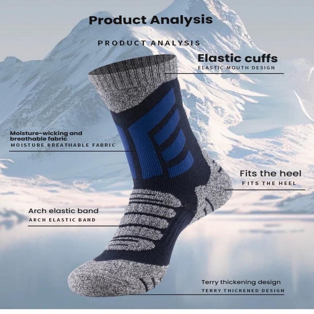 Men's Stretchy, Comfortable, Breathable Sports Socks Set Of 4 Pairs