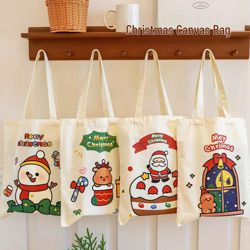 Anvelo Cartoon Christmas Non-woven Tote Bag