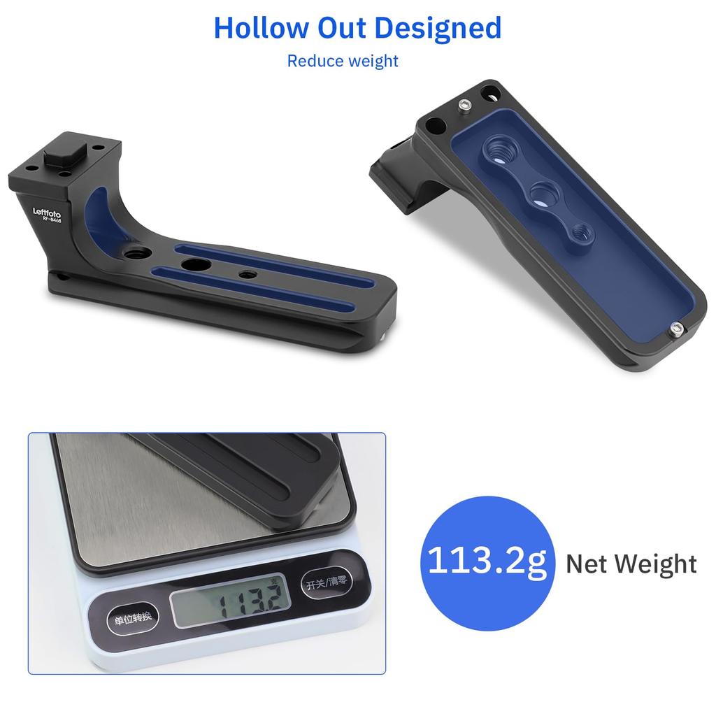 Leftfoto Replacement Lens Foot for Nikon Nikkor 400mm 600mm 600mm ED and 800mm FL ED VR Lens Tripod Mount Ring Stand Base with Arca Plate AF-S