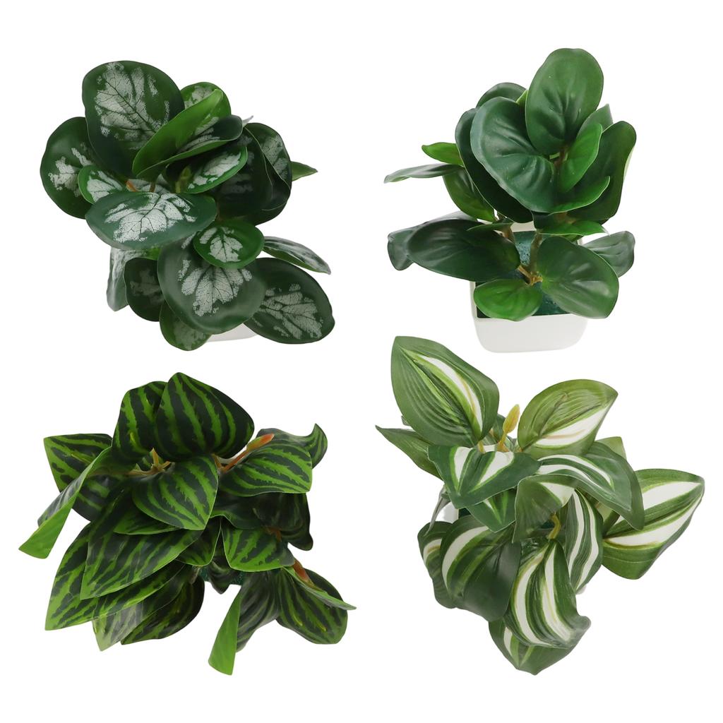 Small Artificial Plants For Decor Artificial Plants Artificial Potted Plants Compact Design Lifelike Appearance