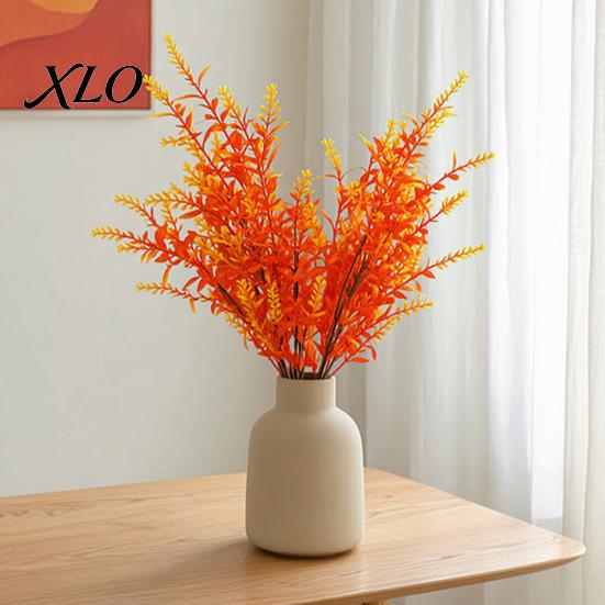 Realistic Faux Plants Fall Artificial Flower with Eucalyptus Leaf, Lifelike Plants, Long Lasting Fake UV Resistant for Autumn Thanksgiving Harvest