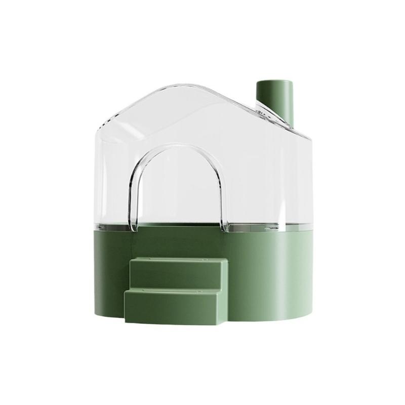 

Великий Прозорий Контейнер для Пісочної Ванни для Хом яків Гігієнічне Очищення Ігровий Середовище Аксесуари Для Карликових Хом яків Маленьких Домашніх Тварин зелений