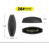 2Pcs Luggage Feet Pads Plastic Suitcase Feet Pads Luggage Studded Suitcase Stand Feet Accessories