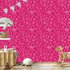 Wallpaper School Supplies Purple and Powder Pink 50x1000
