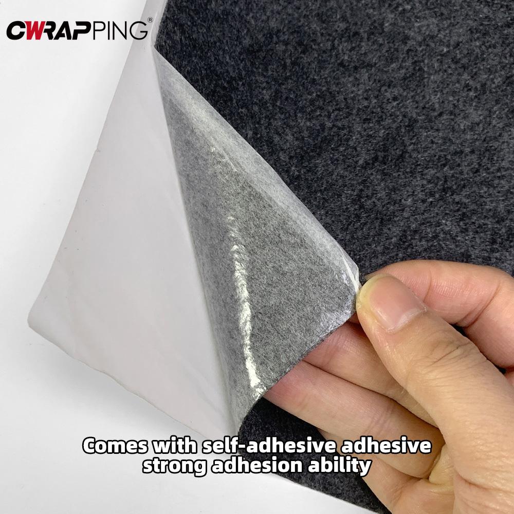50x100cm Car Soundproofing Felt Sticker Self-adhesive Foot Pad Cover Shock Absorber Mute Mat Felt for Home Car Accessories