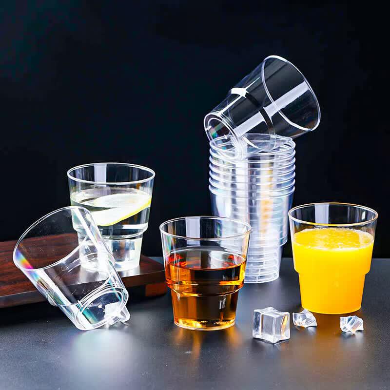 Thickened Disposable Clear Plastic Cups