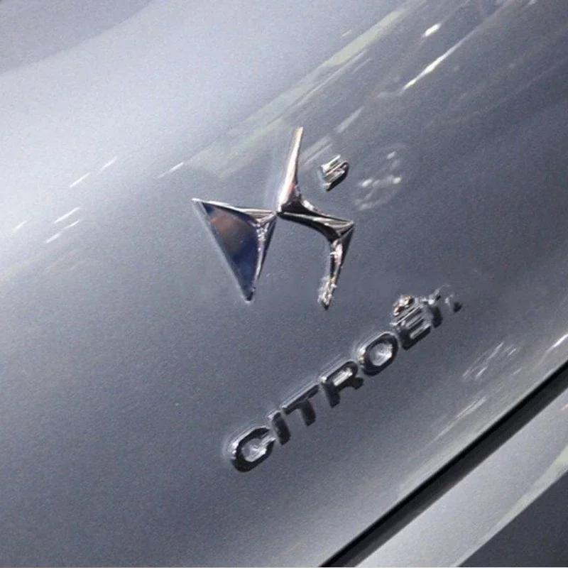 Slitinová zadní nálepka s písmeny na kufr auta pro Citroen DS5 DS4 C2 C1 C3 C4 C4L DS6 Francouzský styl Modifikovaný odznak Dekorace