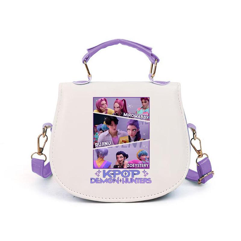 Kpop Animation Cartoon Printing Korean Version Of The Trend Handbag Multi-Function Portable Shoulder Messenger Bag