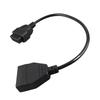 Professional Auto Diagnostic Connector Cable for 12Pin Male to OBD 16Pin Female Adapter