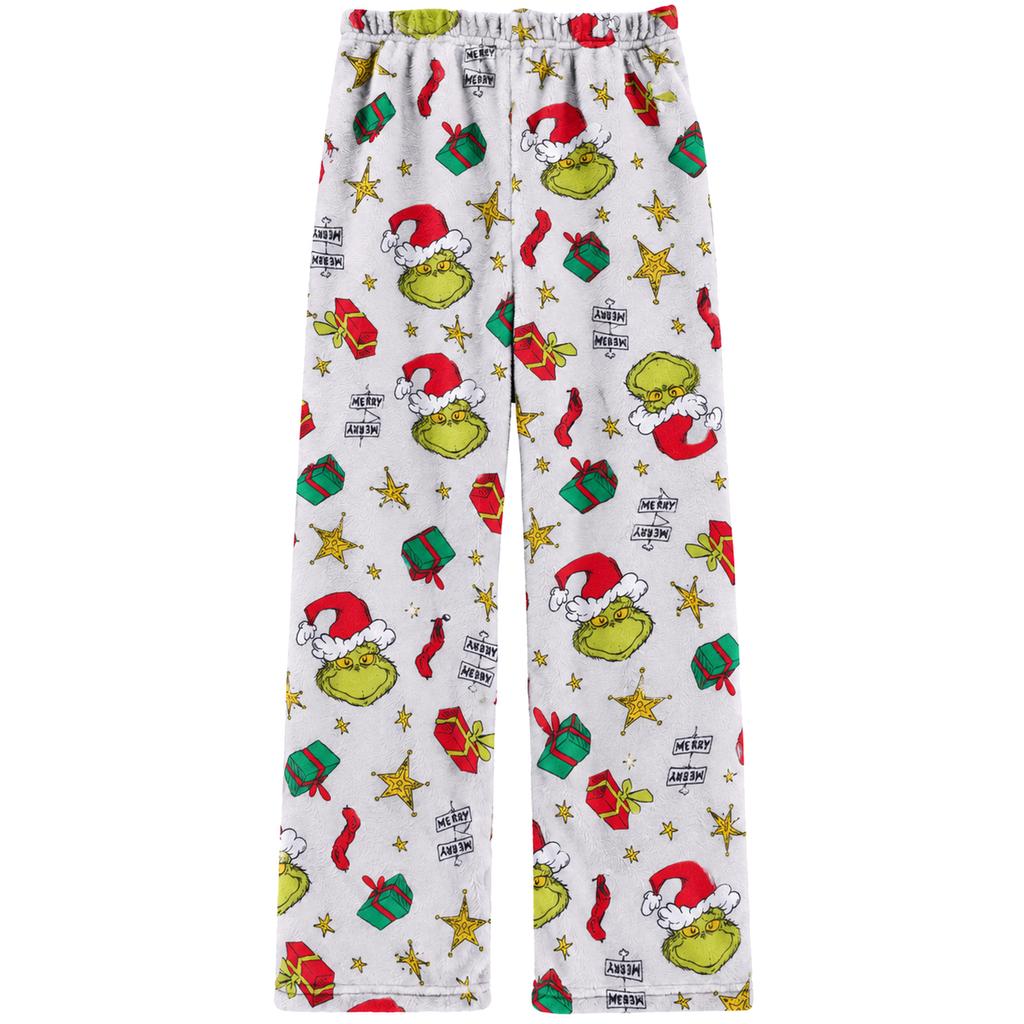 Women's Halloween Straight Leg Flannel Pants for Fall and Winter