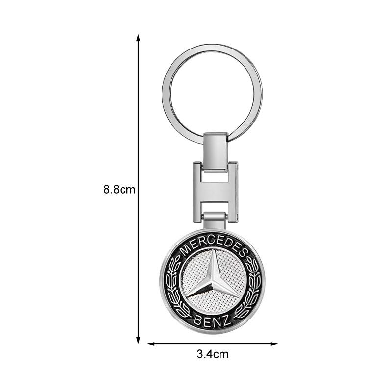 1Pcs Car Emblem Keychain Styling Key Ring Accessories For Mercedes-Benz AMG C500 C200 C300 A B C E GLA CLA GLK GL ML GLE W204 W205 W203 W211 W212 W213
