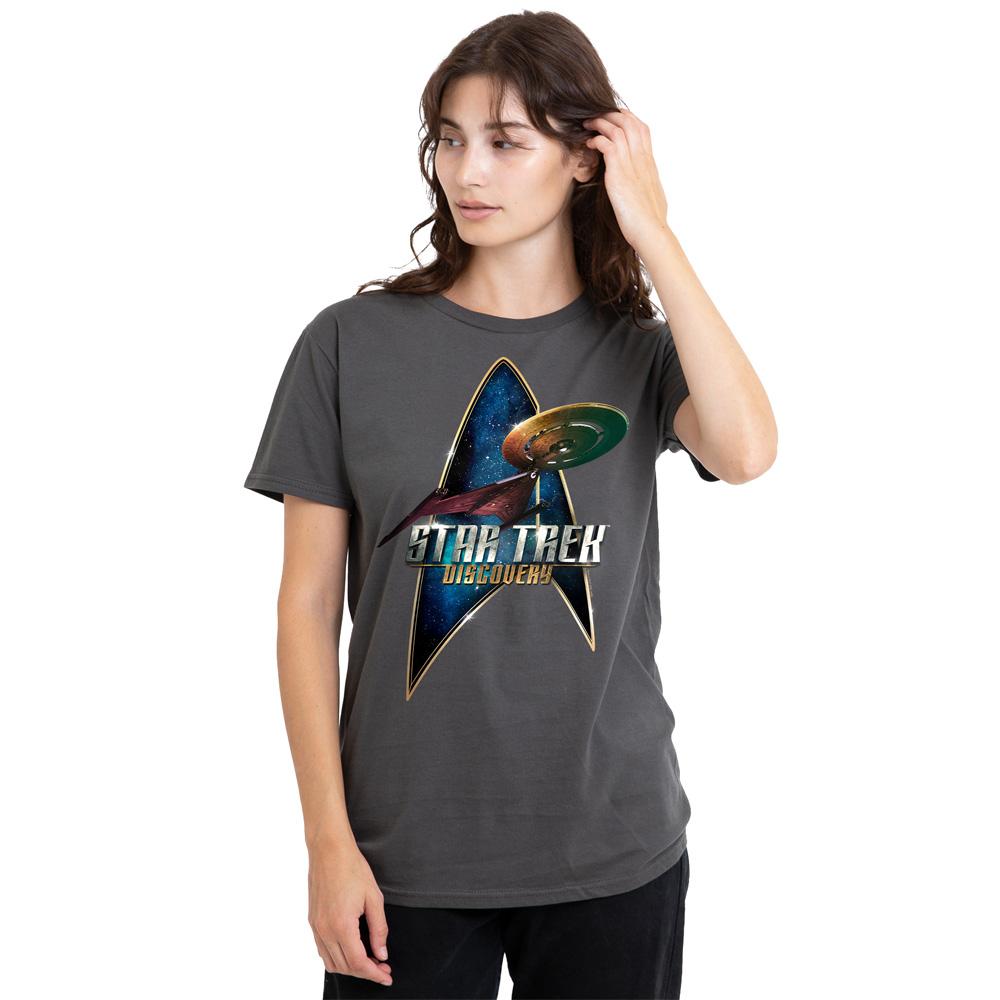 Star Trek: Discovery Unisex Adult Deco T-Shirt