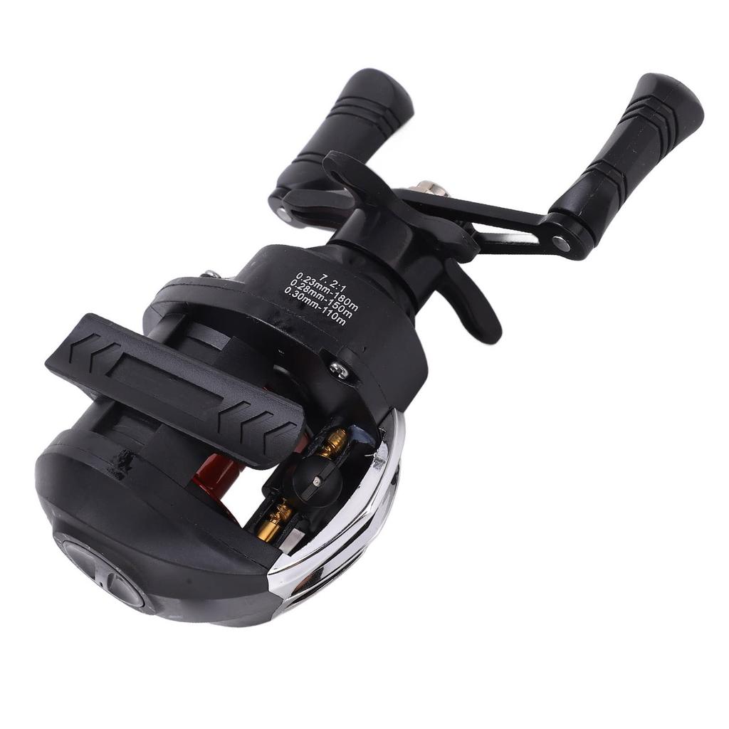 Waterproof Drag Casting Reel with Magnetic Double Sealed Bearings for Outdoor Use 17.6LB Brake, 18+1BB