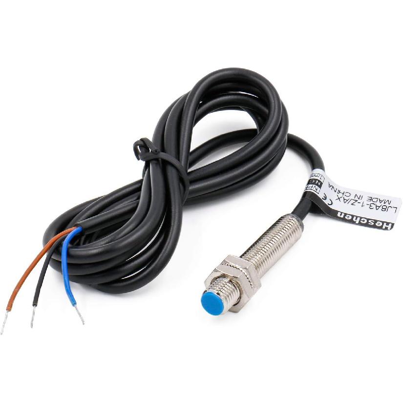 Heschen M8 Inductive Proximity Sensor Switch Shield Type LJ8A3-1-Z/AX Detector 1mm 10-30VDC 200mA NPN Normally Closed(NC) 3 Wire