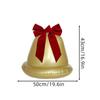 2 Pieces 50cm Christmas Bell Inflatable Ball Decoration PVC Giant Inflatable Christmas Bell Outdoor Christmas Decoration