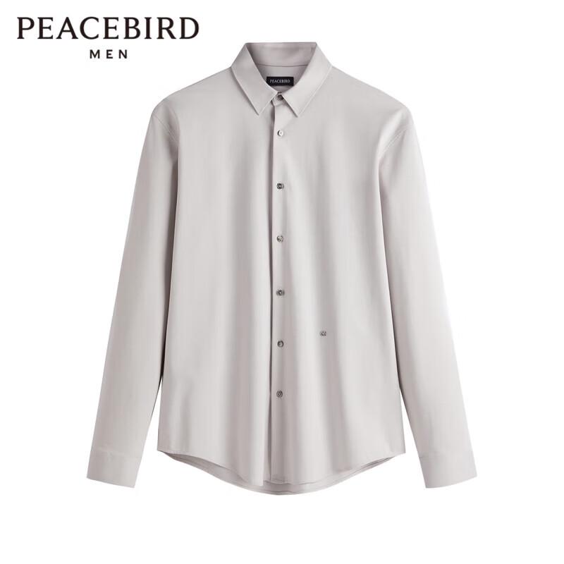 PEACEBIRD Men s Business Casual Long-Sleeve Shirt S/165