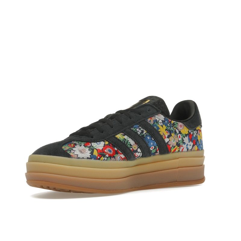 Liberty London x adidas Gazelle Bold Broderie Florală Adidași Femei Negru Negru-Core Culoare-Furnizor JI2572