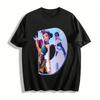 Urban Fantasy Style Bedruckte T-Shirts Unisex Locker Lässige Oberteile Trendige Chinesische Mode T-Shirts Reines Baumwoll-T-Shirt