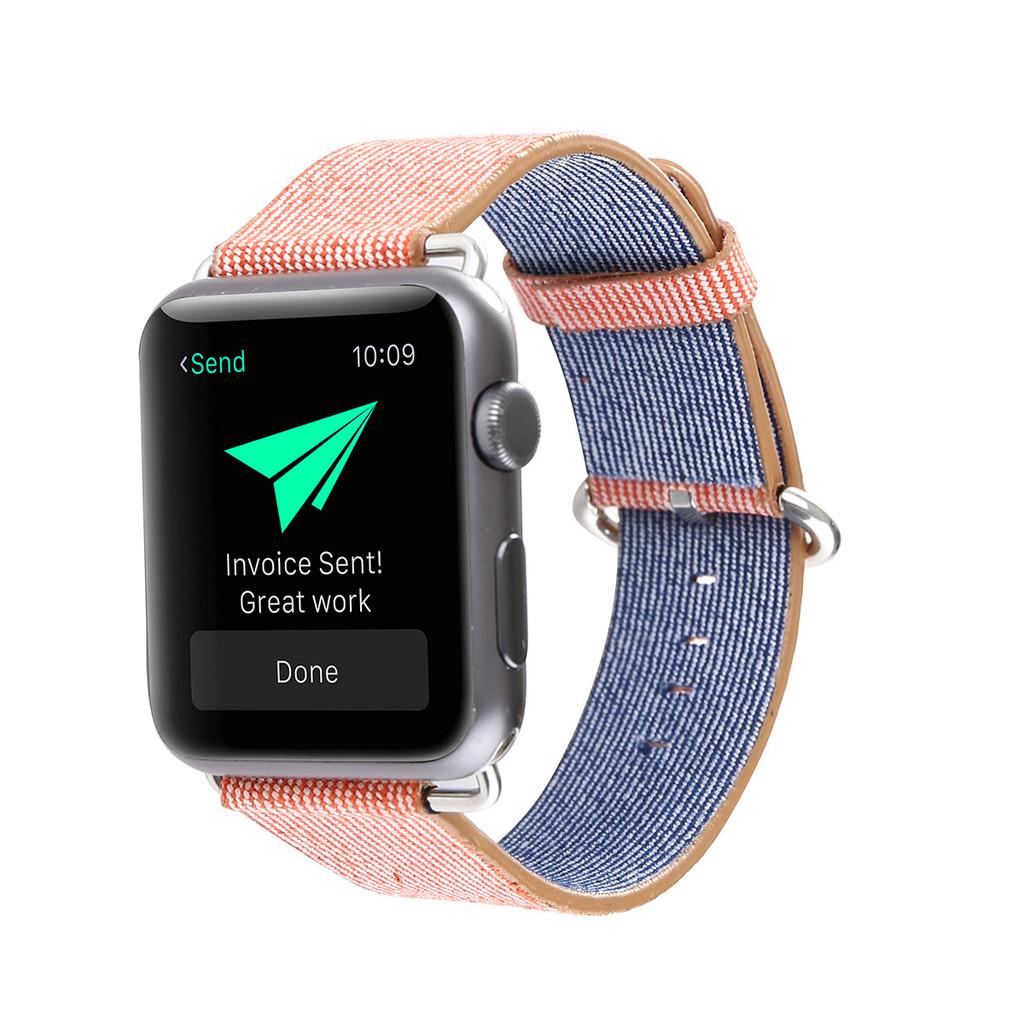 For Apple Watch Multi Color Woven Adjustable Strap For Fashionable Men And Women