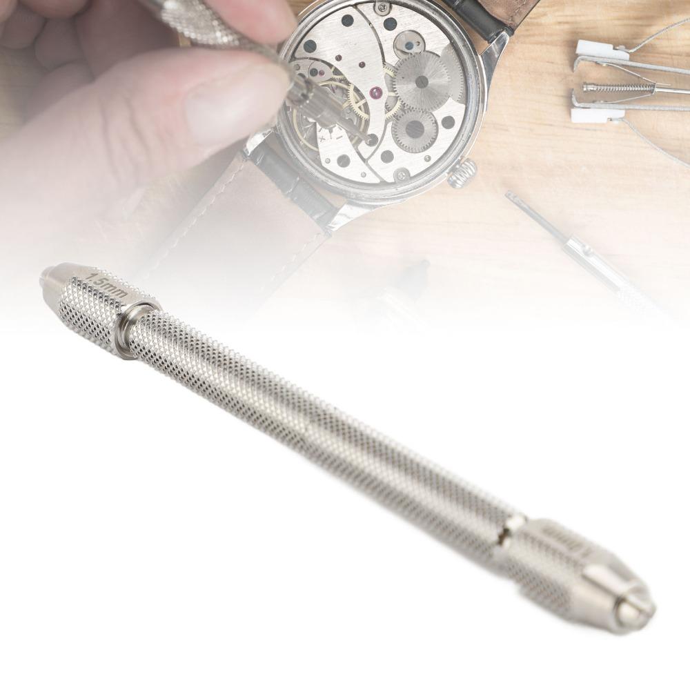 Steel Dual Head Chrome Steel Watch Winding Chuck Watch Store Daily Repair Work