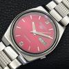 GENUINE VINTAGE SEIKO 5 AUTOMATIC JAPAN 7009A MENS RED DIAL WATCH a701400-5 R206a-a701400