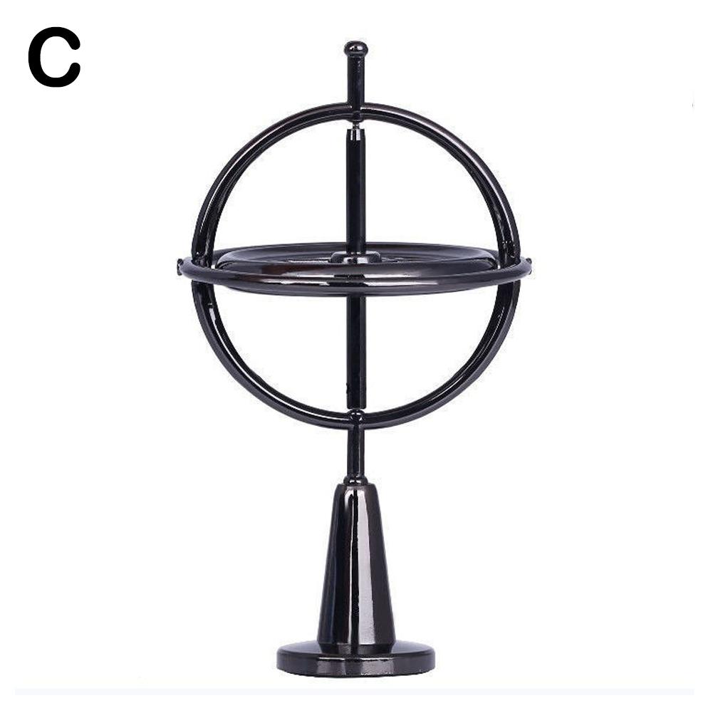 Self-Balancing Gyroscope Anti-Gravity Decompression Educational Toy Six Generations Colorful Finger Gyroscope Gift For Kids T7X2