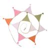Fade Resistant Cotton Crepe Fabric Bunting Triangle Pennant Children's Room Wall Hanging Party Accessories