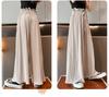 Girls' Ice Silk Wide-Leg Korean-Style Summer Pants - Breathable, Casual Long Pants for Kids 2025