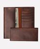 Matt [Claasic] Adobang Cowhide Slim Long Wallet Two-Tone Brown