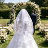 Yousheng Lace Veil Short Face Covering Retro Style Halloween Head Accessory with Exquisite Lace Binding Comb Veil for Gothic Bridal Lolita