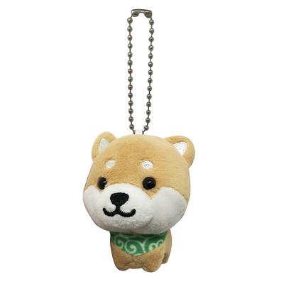 [LamPlanning] [Series-1] Traveling Mameshiba Keychain Mascot Ball Chain Bag Charm Cute Fluffy Shiba Inu Mameshiba Soothing (Brown, Mame-ta)