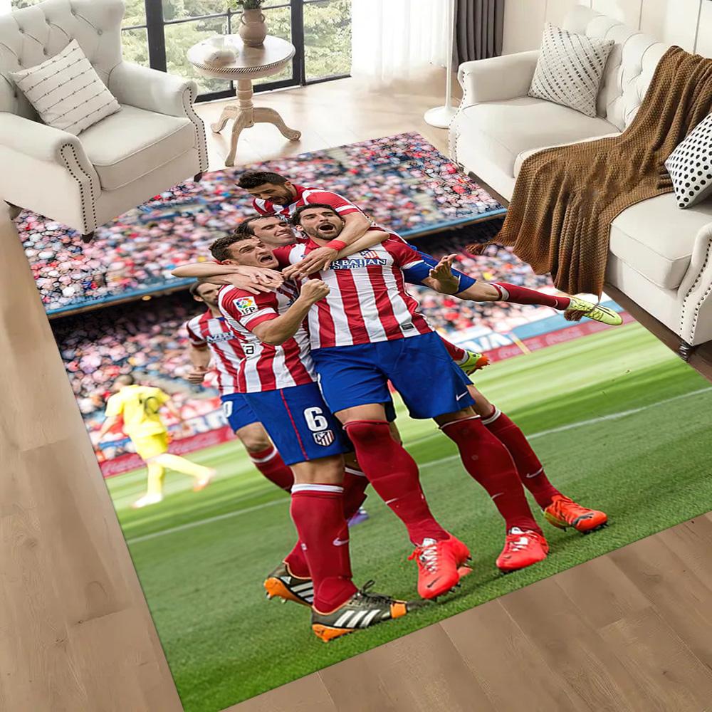 Atletico Madrid Area Rug Suitable For Entryway Playrooms Outdoor Hallway Antislip Carpet Office Home Decor Birthdaychristmas Gift