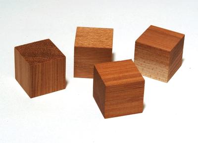 Hickory Cube Set of Insulators, 4, AR-HQ-4