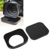 Metal   Lens Hood and   Set Matte Finish Thread Design Black 62mm Lens Hood Protector and  