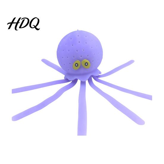 Durable Stress Ball Squeeze Toy Whale Shape Slow Rebound Decompression Relief Bright Color Desktop Ornament Sensory Fidget