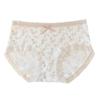 Girls' Mid-Waist Floral Seamless Panties - Cute, Comfortable, Breathable, Skin-Friendly Triangle Briefs