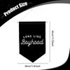Boyhood Banner Wall Hanging Flag Display Unique Decoration Triangle for Room Nursery