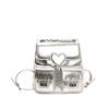 Kleiner Rucksack Mode Hoher Sinn Kettenrucksack Damen Neue Liebe Mehrfachtaschenrucksack