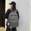 Japanese simple schoolbag female college student versatile junior high school student backpack male large capacity leisure travel backpack tide