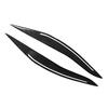 2x Car Headlight Eyebrows Eyelids Cover Trim For BMW 5 Series F10 2014-2016