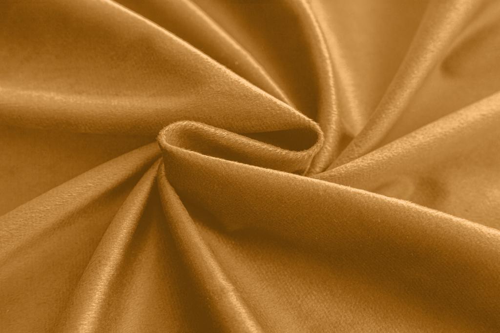 Velvet Curtains with Eyelets 140X270 Mustard Blackout