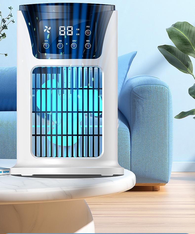 USB Desktop Mini Air Conditioner: Cooling Fan & Humidifier