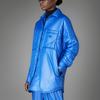 Adidas Originale Blaue Version Gepolstertes Hemd Einfarbiges Polo Sport Locker Jacke Damenjacke Königsblau HK7257