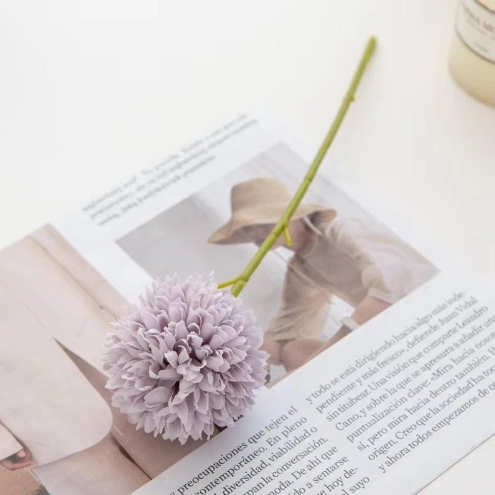 DIY Blumengestecke Künstliche Blumenkugeln Gefärbte Kanten Simulationsblumen Fotografie Requisiten